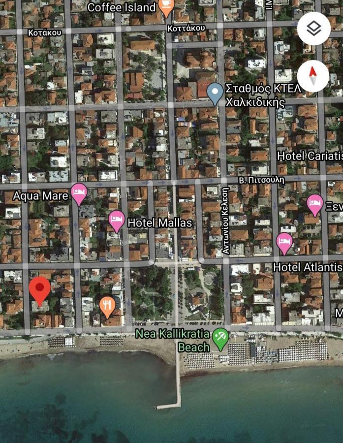Cozy & Cool Apartment N1 30M From Sea Nea Kallikrateia Exterior foto